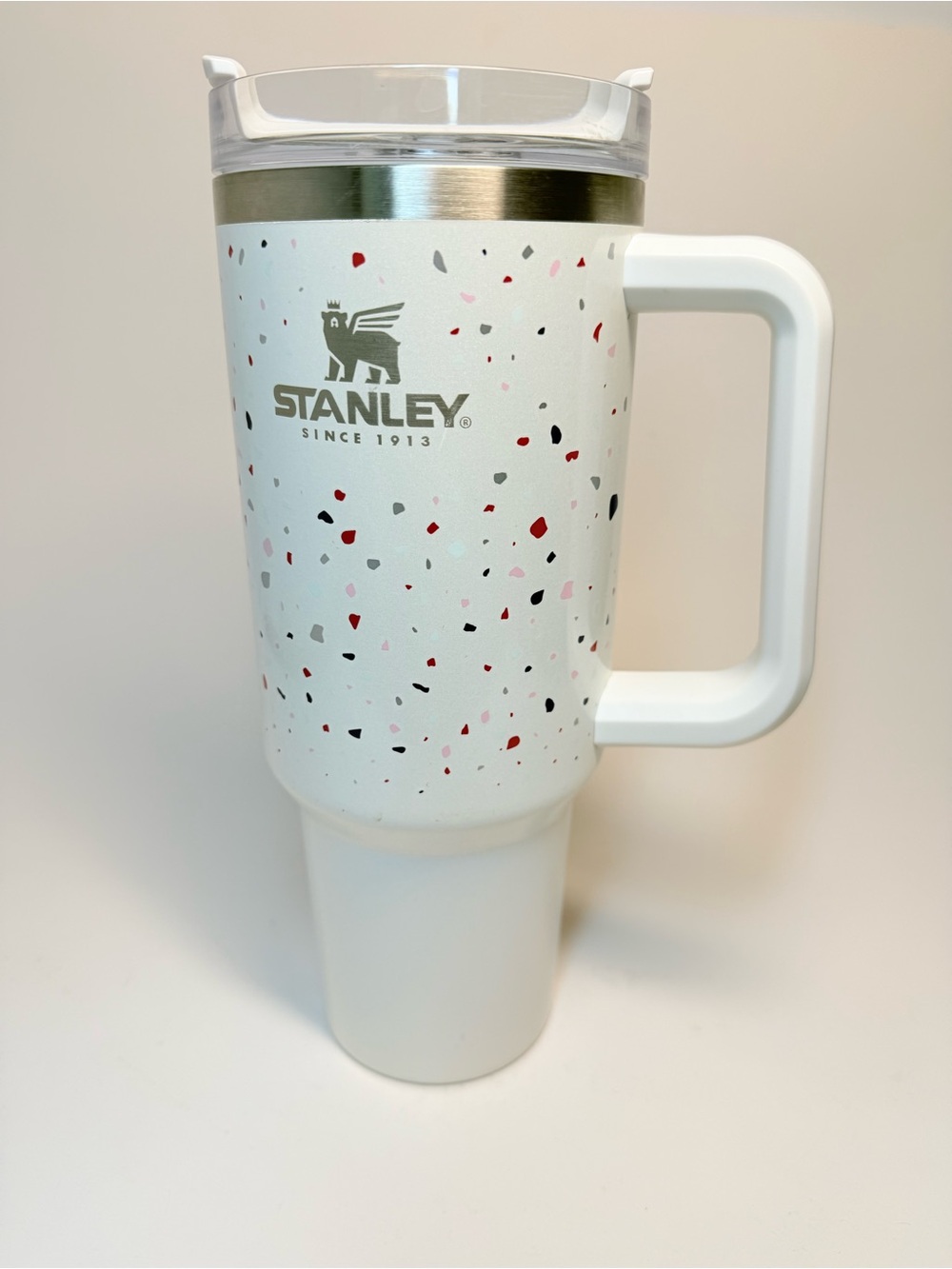 Stanley cup 40 ounce confetti pattern no straw